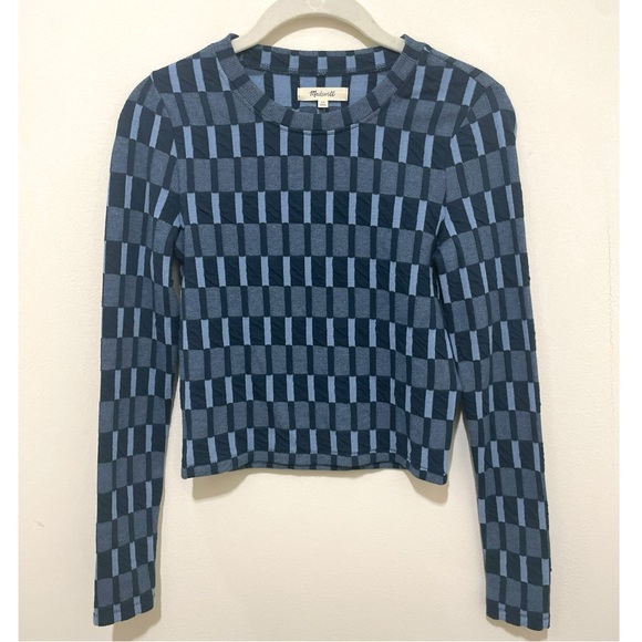 SOLD NWT Madewell Rib Cropped Long Sleeve Top, Size XS - Picture 6 of 13